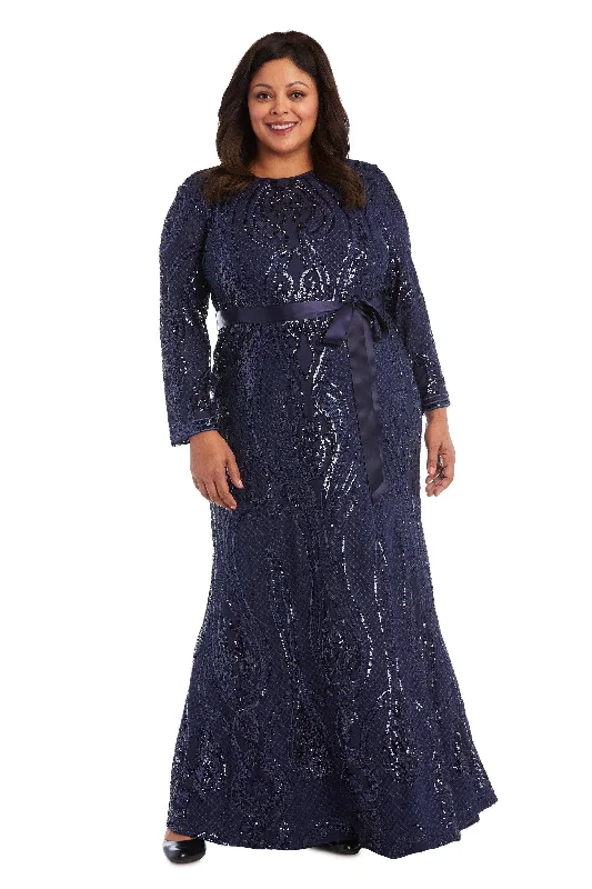 R&M Richards 5726W Long Plus Size Evening Dress Sale