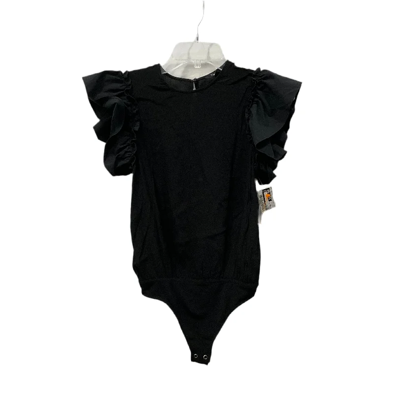 Bodysuit By Express In Black, Size: Xs