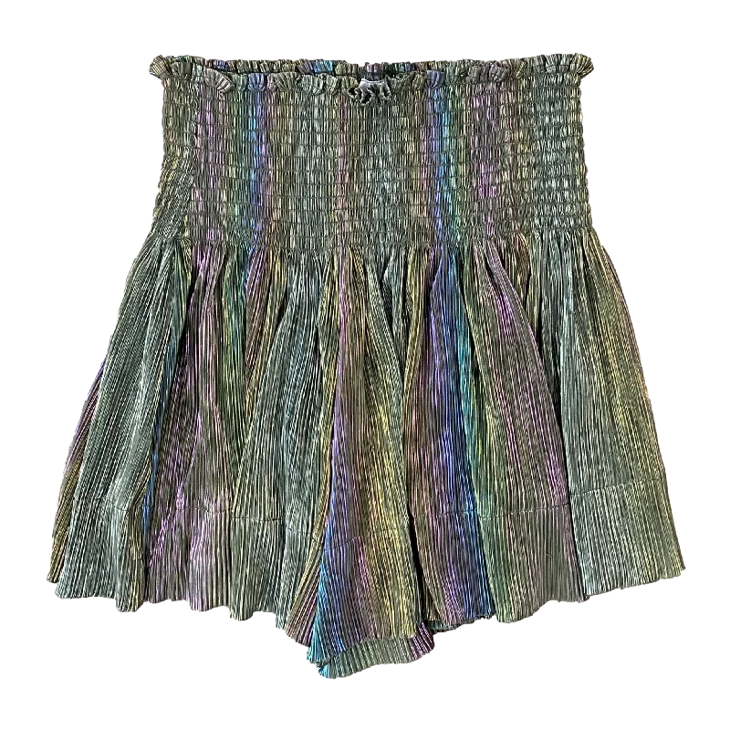 Olive Pleat Swing Short