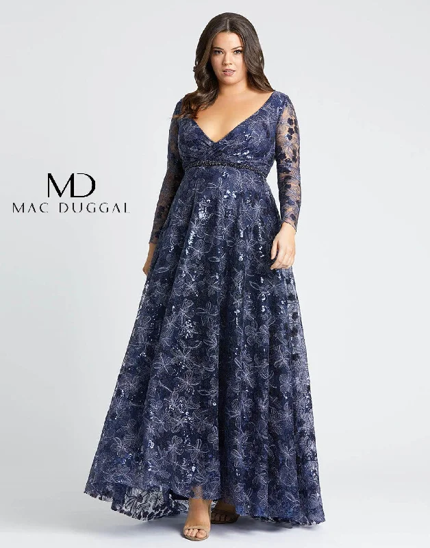 Mac Duggal 67438 Long Plus Size Formal Dress