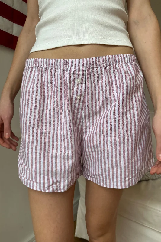 Keira Long Striped Boxer Shorts