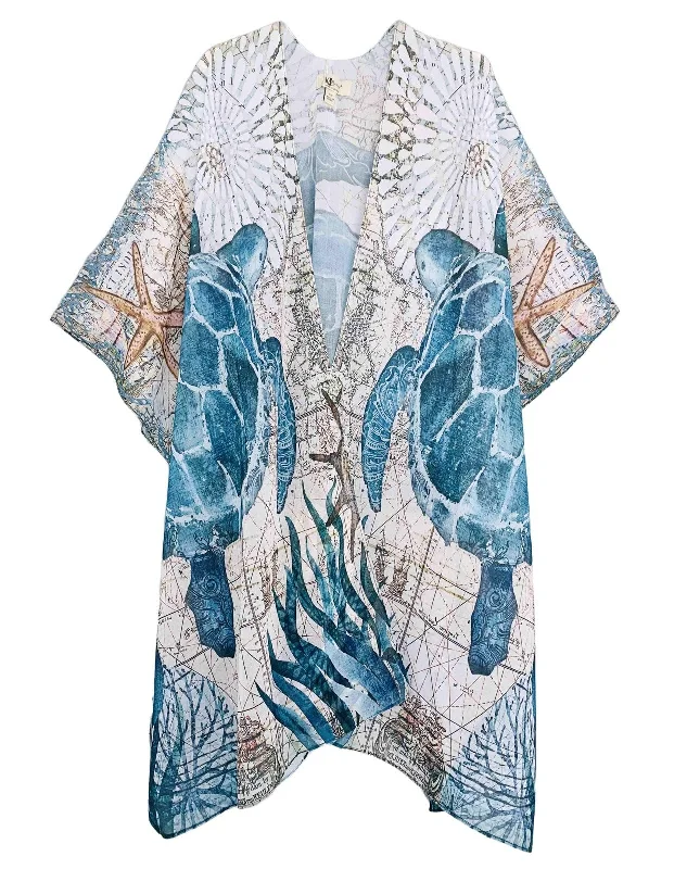 Multi Sea Turtle Kimono 70960