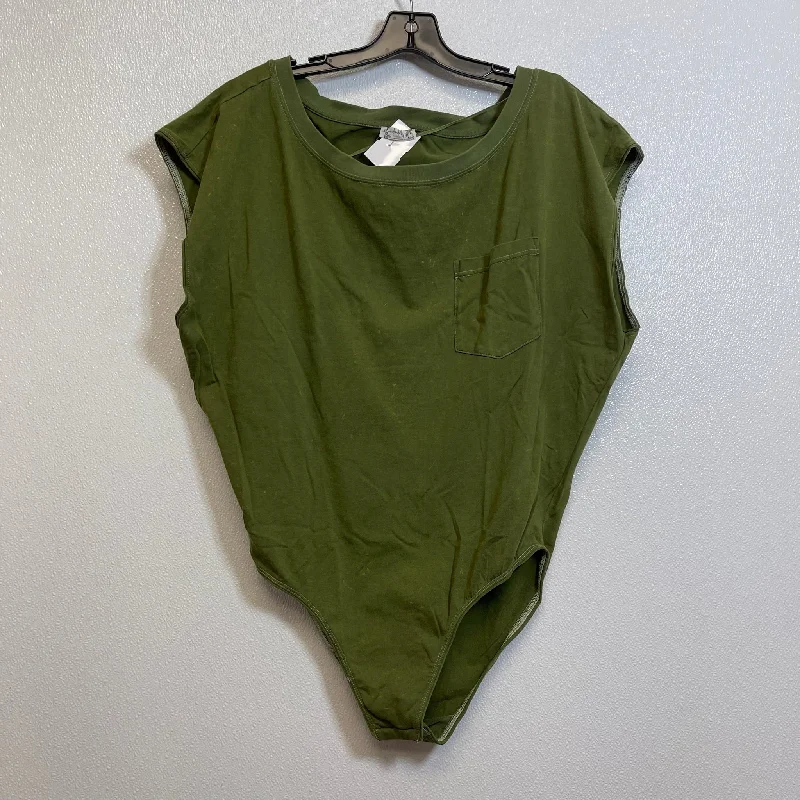 Bodysuit By Free People In Olive, Size: S