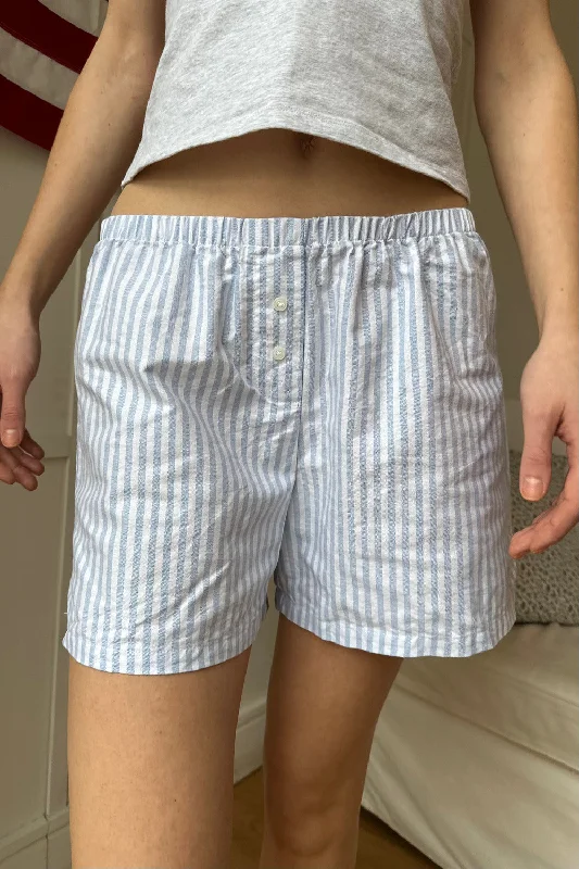 Keira Long Striped Boxer Shorts