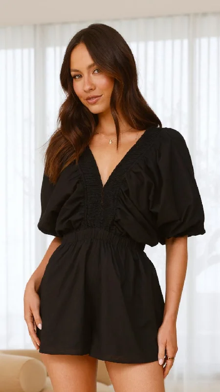 Carson Playsuit - Black