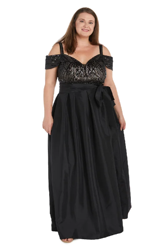 R&M Richards 9659W Long Formal Evening Plus Size Gown