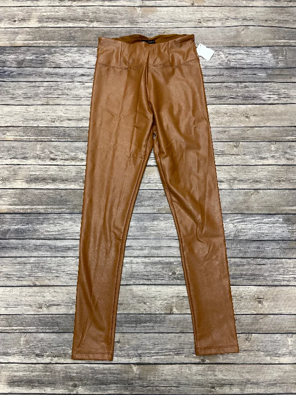 Pants Leggings By Shinestar In Brown, Size: S