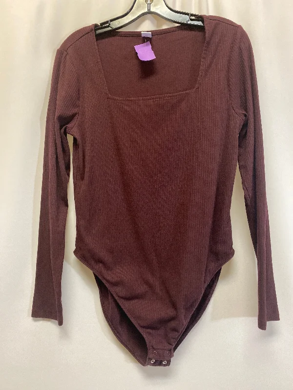 Mauve Bodysuit Old Navy, Size Xl