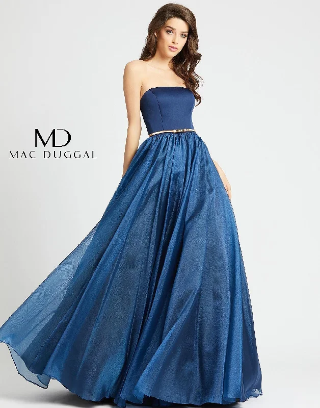 Mac Duggal 25943 Prom Long Strapless Ball Gown