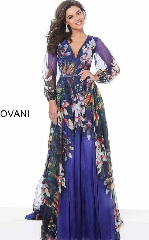 Jovani Long Floral Formal Dress Sale