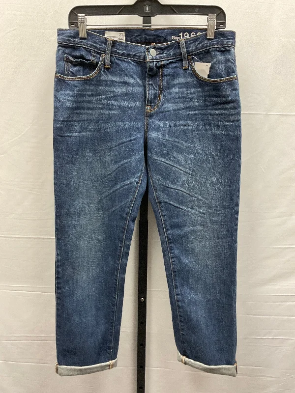 Blue Denim Jeans Boyfriend Gap, Size 4