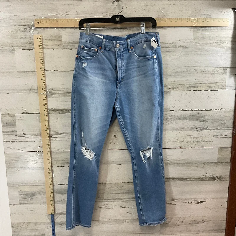 Blue Denim Jeans Straight Gap, Size 12