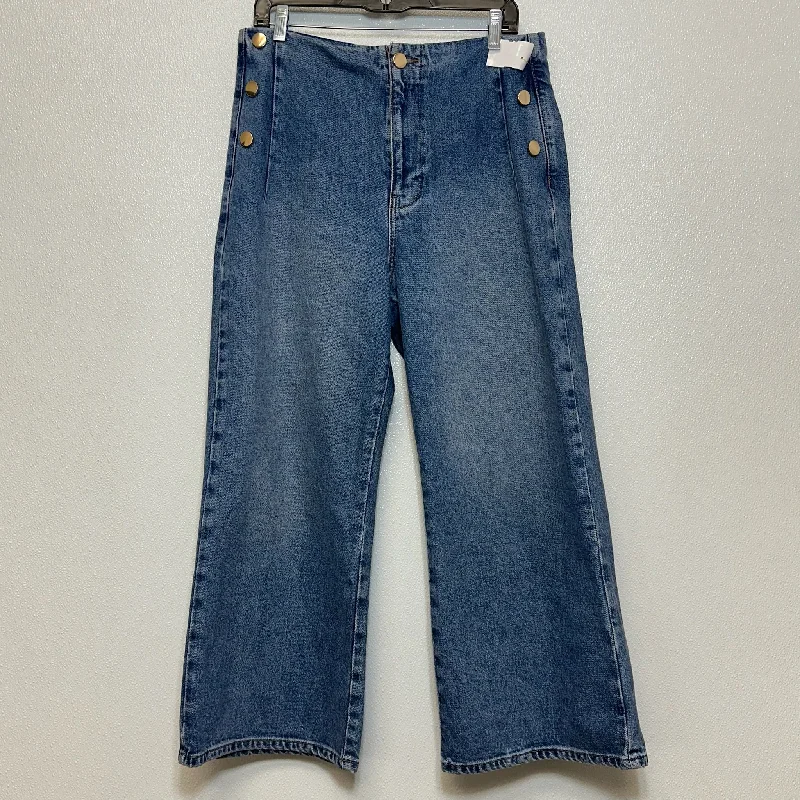 Denim Jeans Wide Leg Zara, Size 8