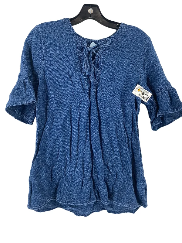 Blouse Short Sleeve By Old Navy  Size: M