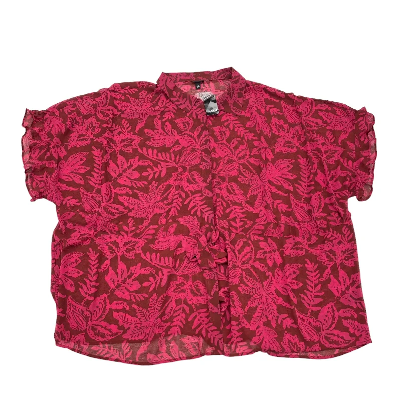 Blouse Short Sleeve By Torrid  Size: 5