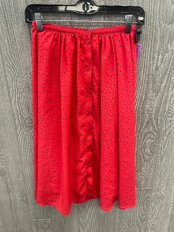 Skirt Midi By Bb Dakota In Red, Size: 2