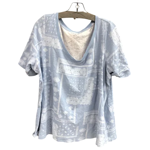 Top Short Sleeve By Lane Bryant In Tie Dye Print, Size: 3x