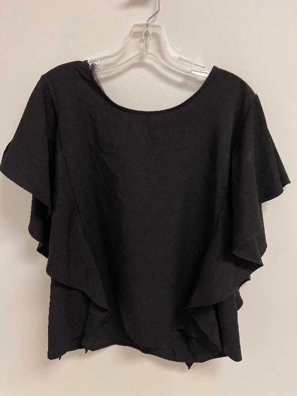 Top Short Sleeve By Umgee In Black, Size: L