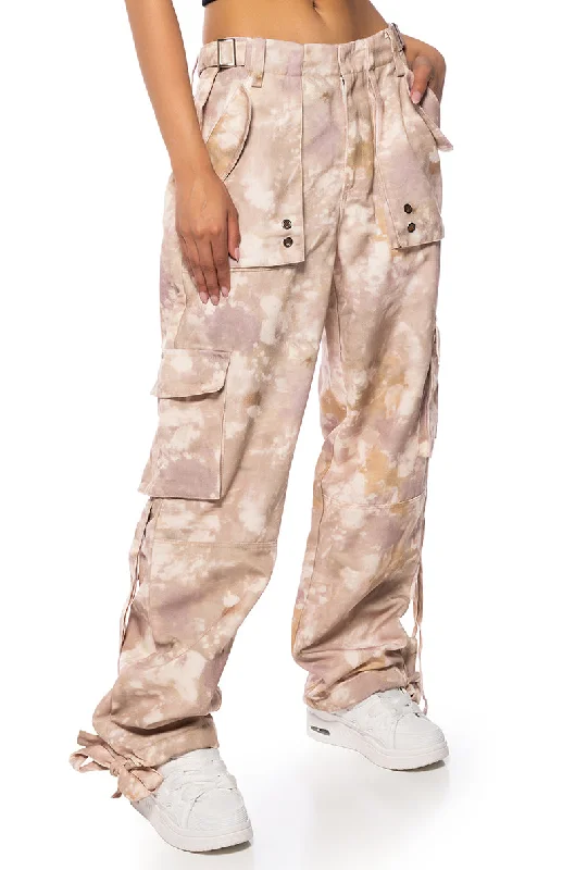 QUINN RELAXED PRINT CARGO PANT