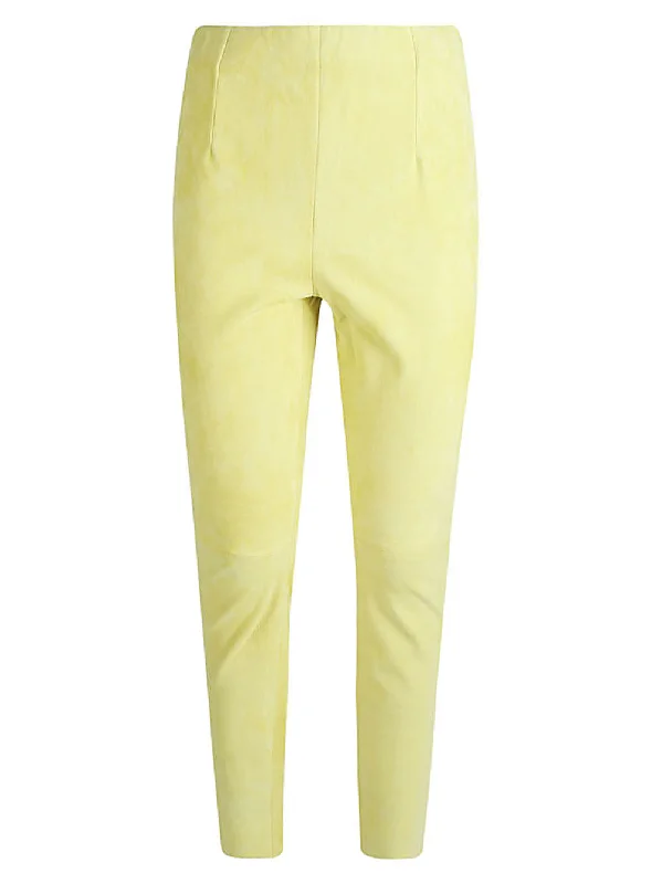 Via Masini 80 Women's Trousers yellow