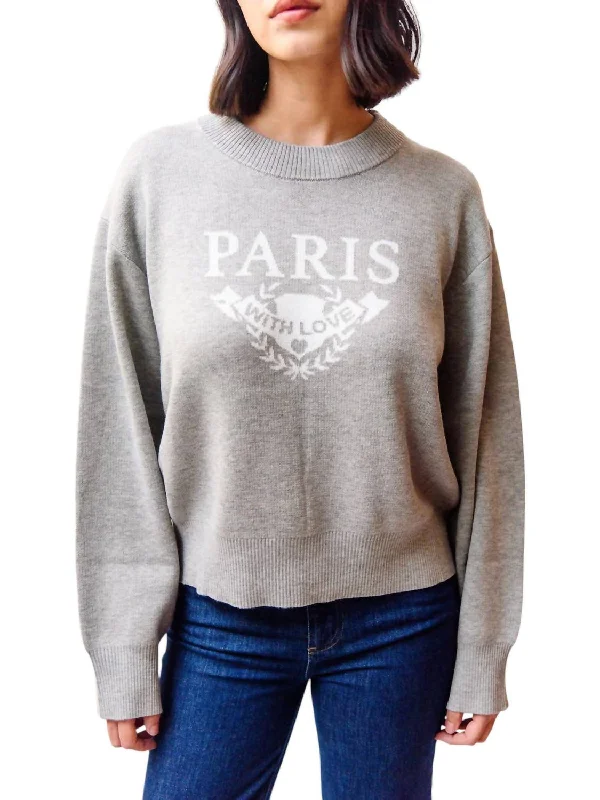 Paris Sweater In Grey