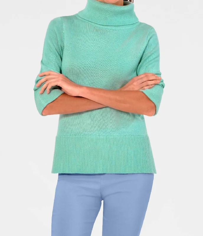 Sorbet Sweater In Seafoam