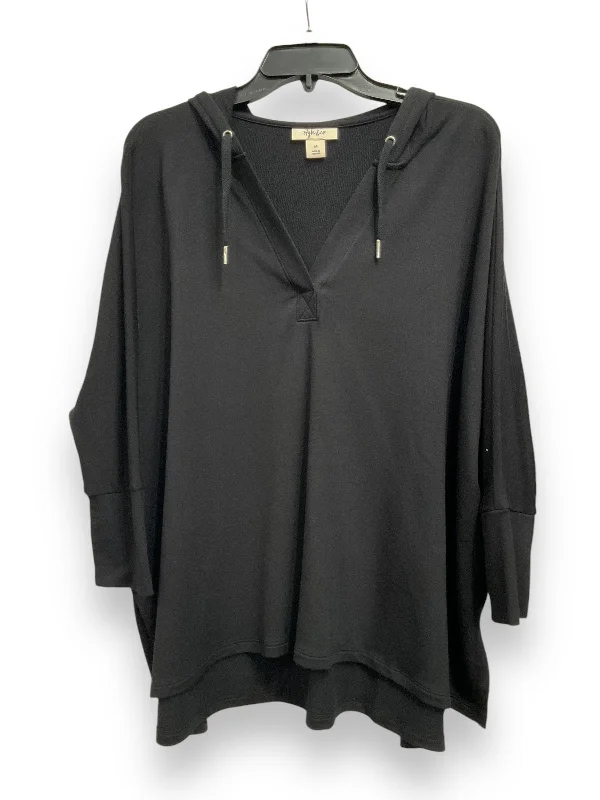 Top Long Sleeve Basic By Style And Company In Black, Size: M