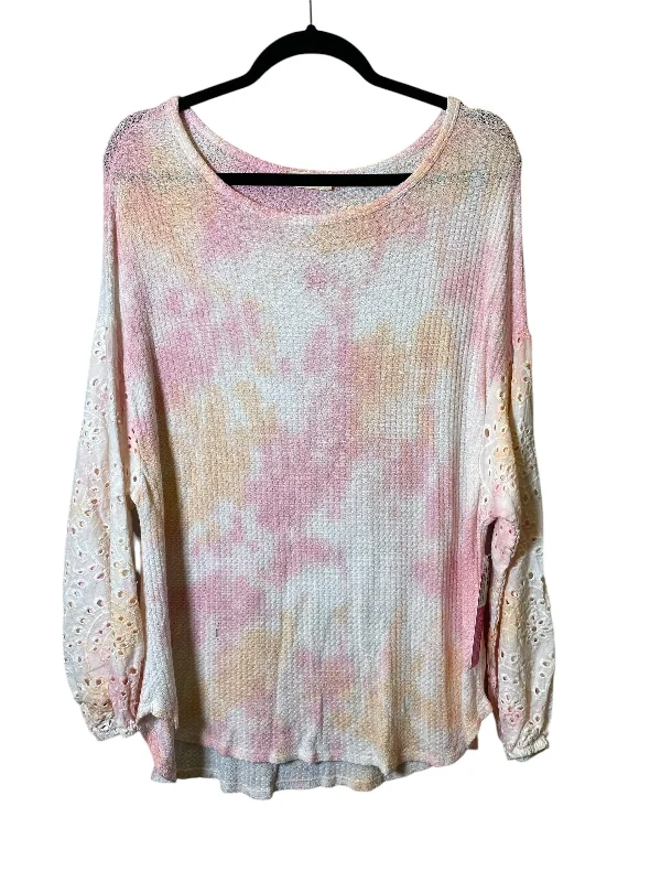 Top Long Sleeve By Clothes Mentor In Pink, Size: S