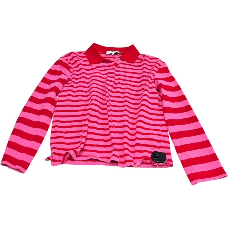 Top Long Sleeve By English Factory In Striped Pattern, Size: S