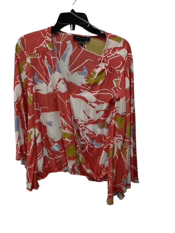 Top Long Sleeve By Sanctuary In Floral Print, Size: S