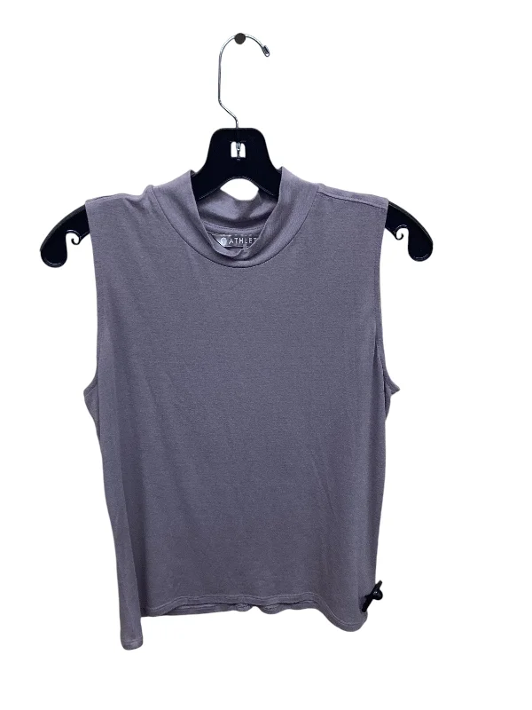 Top Sleeveless By Athleta In Grey, Size: S