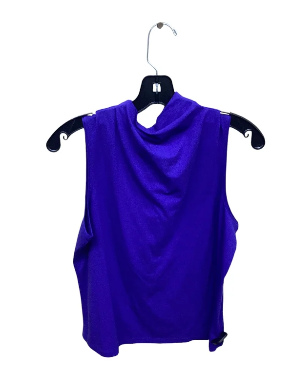 Top Sleeveless By Athleta In Purple, Size: M