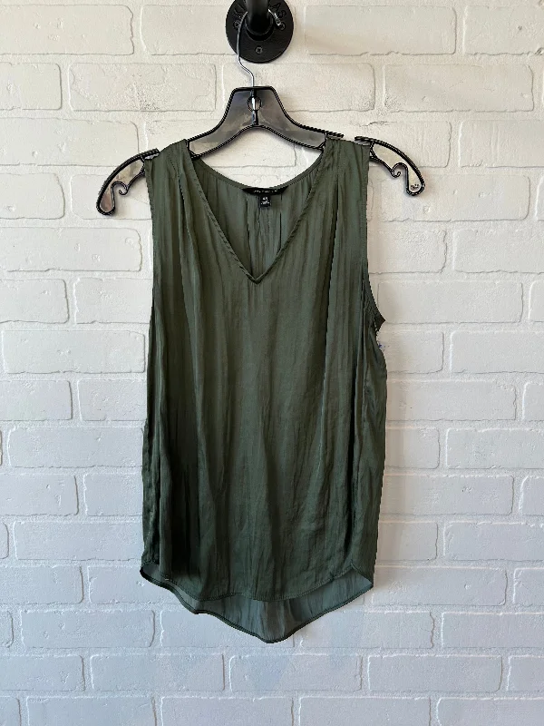 Top Sleeveless By Banana Republic In Green, Size: Xs