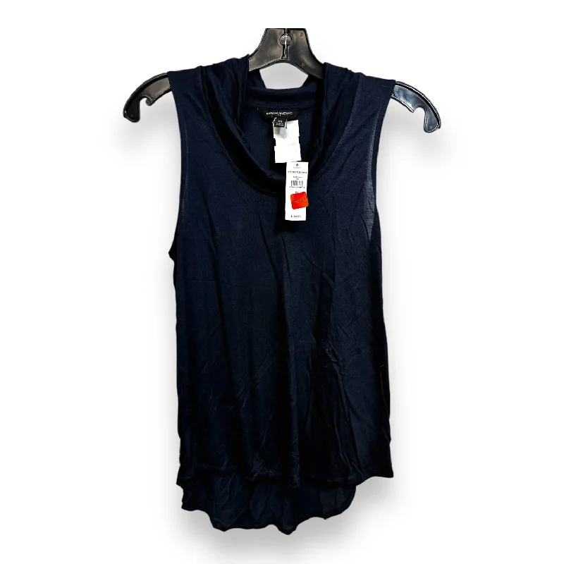 Top Sleeveless By Banana Republic In Navy, Size: Xs