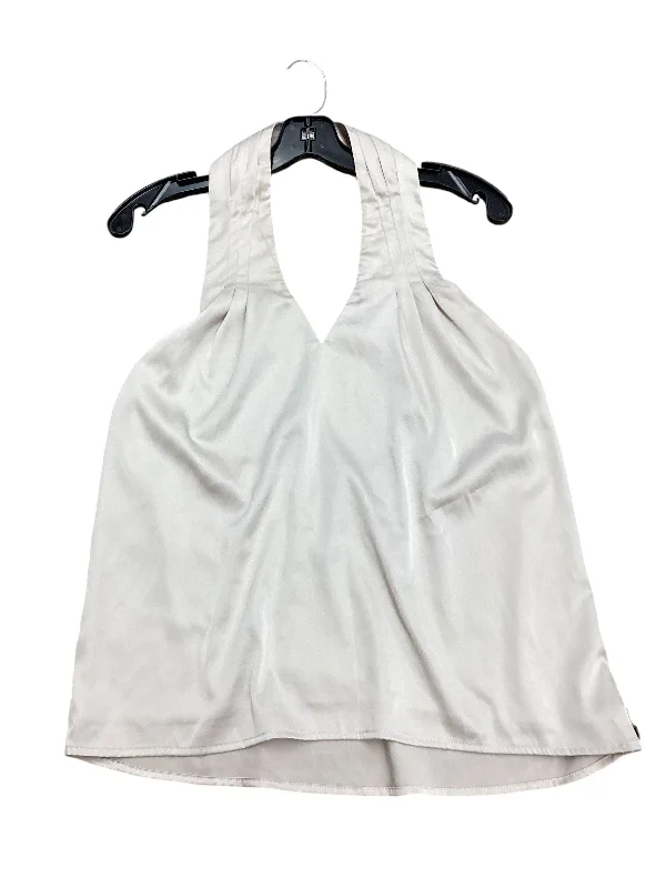 Top Sleeveless By Clothes Mentor In Silver, Size: M