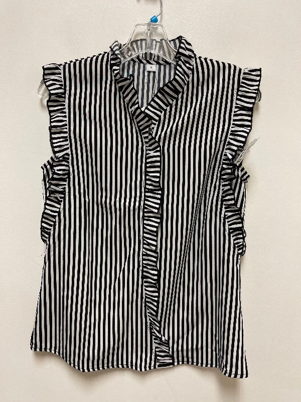 Top Sleeveless By Clothes Mentor In Striped Pattern, Size: S