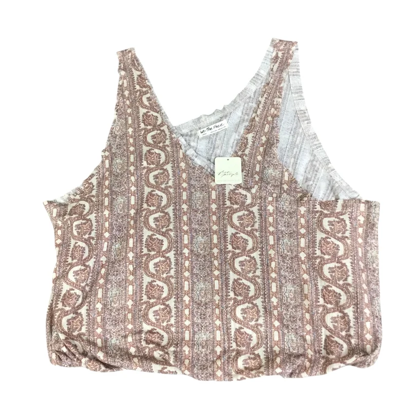 Top Sleeveless By We The Free In Brown, Size: L