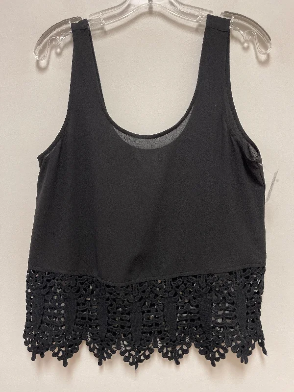 Tunic Sleeveless By Clothes Mentor In Black, Size: S